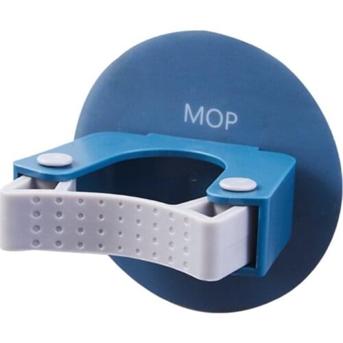 Wall Mounted Storage Mop Organizer Holder Broom Hanger Storage Rack Kitchen Clip 94PF