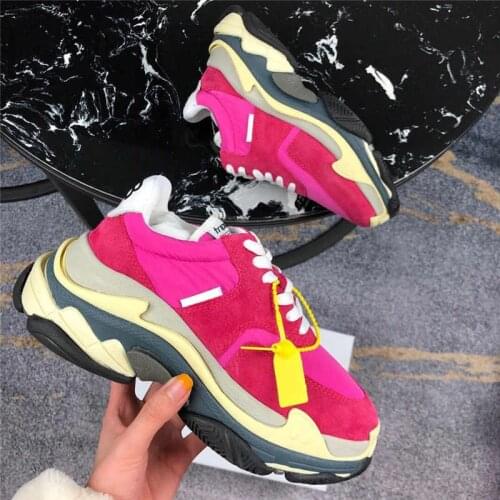 Lovers Mixed Colors Walking Shoes Leisure Fashion Women Running Shoes High quality fabric Sport Shoes For Men Allmatch