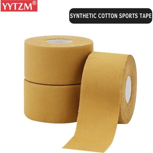 Synthetic Cotton Zinc Oxide Tape Breathable Fixing Boxing Arthritis Knee Pads Running Tennis Badminton Grip Sports Wristbands