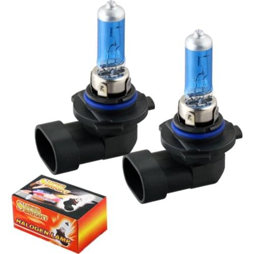 2pcs 9006 HB4 Led Bulb Halogen Bulb DC 12V High Power 55W Car Fog DRL Head Lamp Car Light 12V Replacement Car Halogen Light Bulb