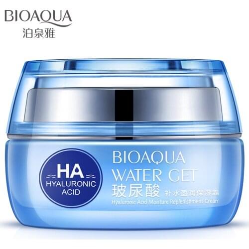 Moisturizers Replenishment Cream Hyaluronic Acid Day Face Skin Care Whitening Skin HA Anti Aging Anti Wrinkles Free shipping