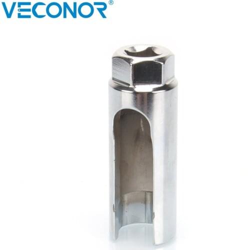 Veconor Oxygen 02 Sensor Socket 22mm 1/2" Square Drive Lambda Lamda Tool, side cut-out