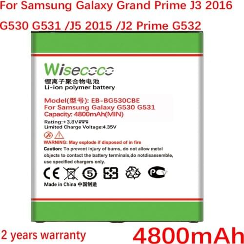 Wisecoco Samsung Galaxy J5 Batteries