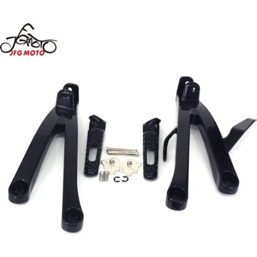 Motorcycle Rear Footpegs Bracket Mount Footpegs Foot Pegs Pedal For HONDA CBR600RR 2007-2014