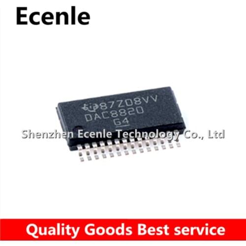 1 Pcs/Lot DAC8820IBDB SSOP-28 16-Bit, Parallel Input Multiplying Digital-to-Analog Converter 100% New&Original