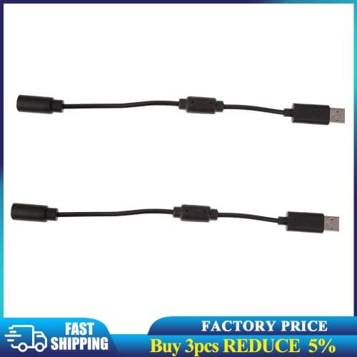 2 PCS USB Breakaway Adapter Cable for Xbox 360 Wired Controllers for Xbox 360 One Wired Controller Cable for Joystick Control
