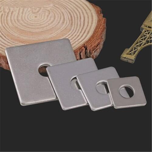304 stainless steel square gasket square washer M3 M4 M5 M6 M8 M10 M12 M14 M16 curtain wall with square pad