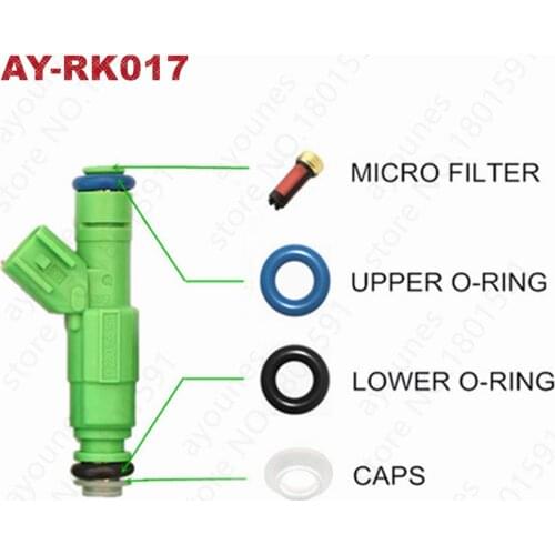 40sets fuel injector repair kits for Ford Contour 2.5L 0280155771 0280155911 for AY-RK017