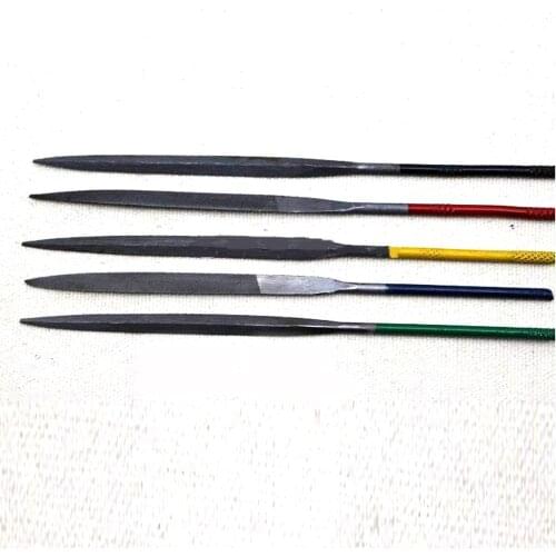 5pcs 140mm Assorted Needles Files Set For Metal Glass Stone Jewelry Wood Carving Craft Tool