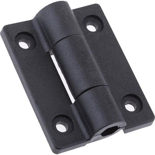 56mm X 43mm Cabinet Cupboard Door Plastic Butt Ball Bearing Hinge Black