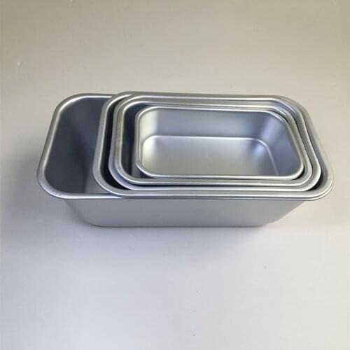 Aluminum Bakeware Loaf Pan DIY Oven Bread Baking Mold Non Stick Baking Dish Toast Boxes Rectangle Cheese Cake Mold Cooking Tools