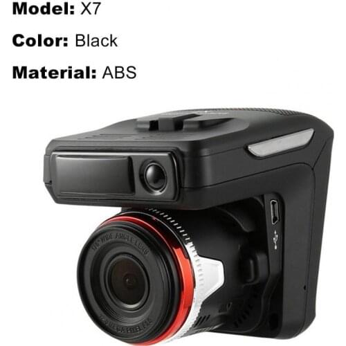 X7 Car Camera Reliable Speed Detection 2-in-1 Driving Recorder Speed Radar Detector for Vehicles