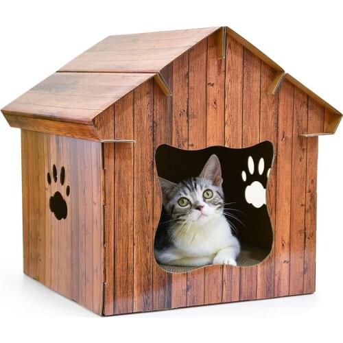 DIY house interior supplies grinder corrugated paper cat litter matching scratch board
