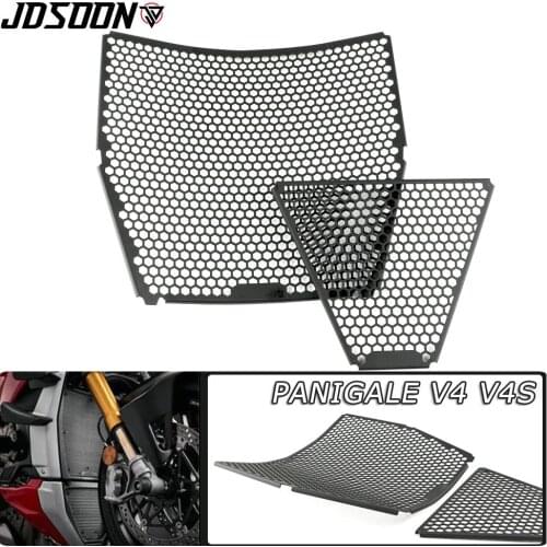 For Ducati Streetfighter V4/S 2020+ Panigale V4/S 2018 2019 Radiator Guard Set Motorcycle Radiator Grill Guard Cover Protector