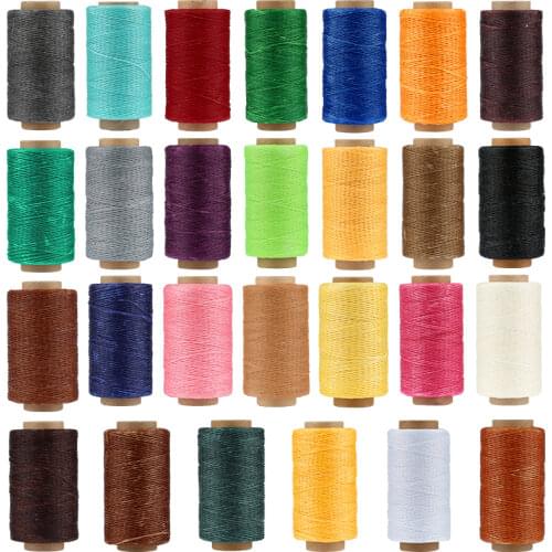 KAOBUY 284Yards Multicolor Leather Sewing Waxed Thread Practical Long Stitching Thread For Leather Craft DIY Shoe Repairing