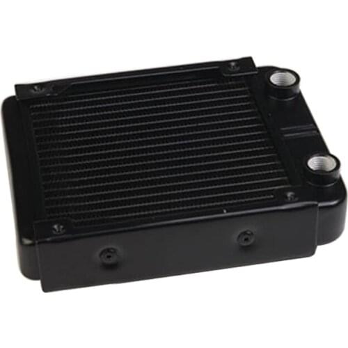 594A Water Cooling Computer Radiator 18 Pipe Copper Heat Exchanger Liquid Cooling Heat Sink for CPU PC Water Cool System