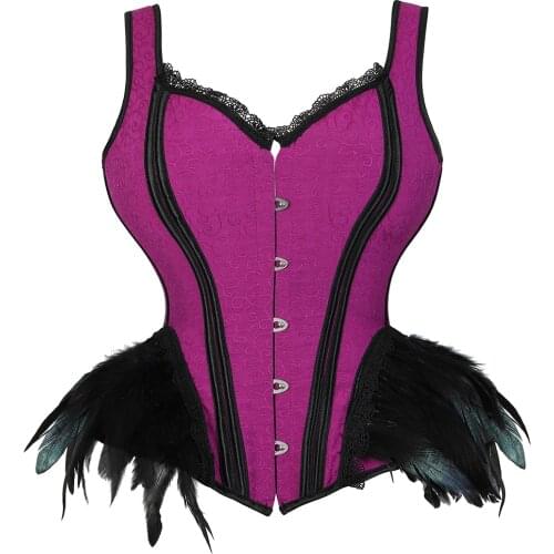Hourglass Bustier Corsets Gothic Black Corset Top Overbust Vest Corset Victorian Modeling Strap Belly Sheath Women Slimming Belt