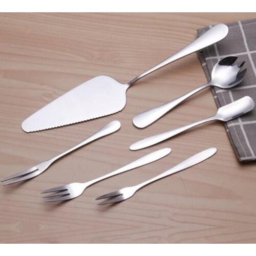 Stainless steel cake shovel/cake knife/western cake fork/cake knife fork/baking utensils