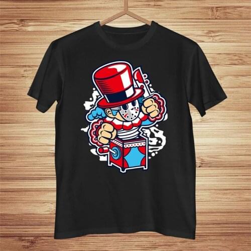 Fashion Funny clown T Shirt Balum La Linea Funny Graphic Tshirt 100% Cotton Comfortable Premium Camisetas