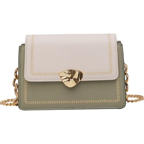 Fashion Women Bag Leather Handbags PU Shoulder Chain Small Flap Designer Embroidery Crossbody Bags for Women Messenger Bags