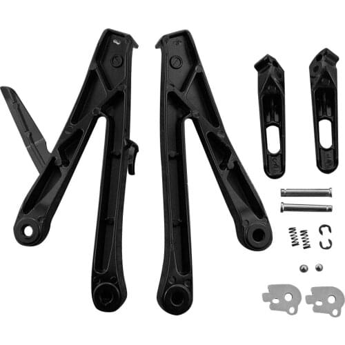 Motorcycle Rear Passenger Footpegs Footrests Pegs Brackets CNC Aluminum For Honda CBR 600RR/ 600 RR CBR600RR 2007-2011 F5