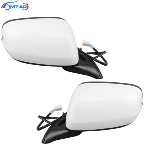 MTAP For Honda Outer Rearview Mirror Assy 3Pins Unpainted Without Lamp Type For Jazz For Fit 2009 2010 2011 2012 2013 2014 GE