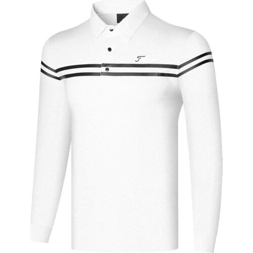 New mens thin long-sleeved golf t-shirt