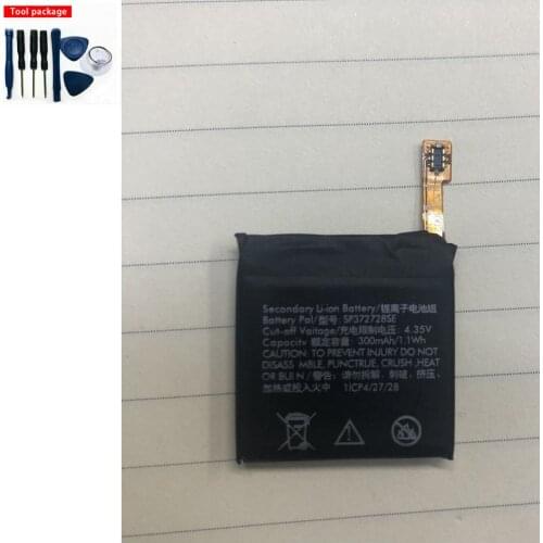 NEW 2020 3.8v 300mah SP372728SE Batteries For Ticwatch 2 Ticwatch2 WE11056 Smart watch Battery+TOOL