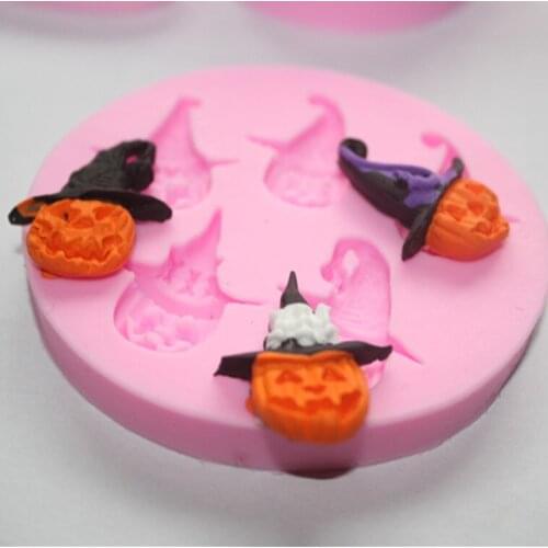 New 5 clowns fondant cake molds soap chocolate mould for the kitchen baking FM096
