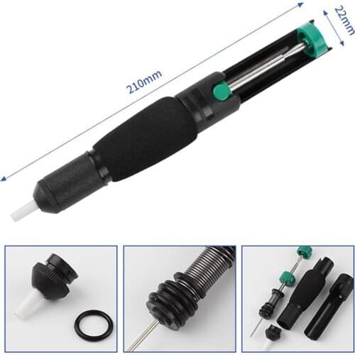 10pcs/lot Desoldering Pump Suction Tin Vacuum Soldering Iron Desolder Gun Soldering Sucker Pen Removal Hand Welding Tools