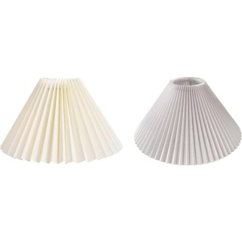 Pleats Lampshade Table Lamp Standing Lamps Japanese Style Pleated Lampshade Creative Desk Lamp Shade Bedroom Lamps