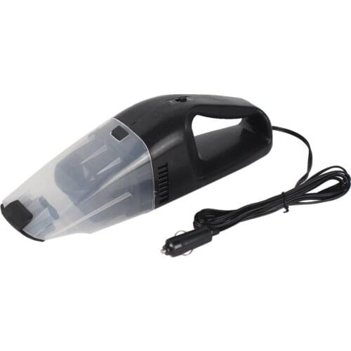 Portable Mini 12V 120W Power Wet and Dry Dual-use Super Suction Handheld Car Vacuum Cleaner Detachable HEPA Filter