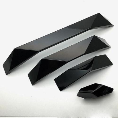 1.25" 2.5" 5" 7.55" Black White Cabinet Door Pulls Knob Drawer Pull Handles Dresser Pulls Kitchen Cupboard Handle Hardware