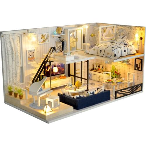 DIY cabin manual Assemble House mould Creativity birthday present Give away Boys girls