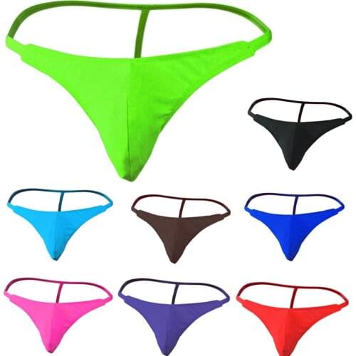 2021 Thongs Sexy Casual Underwear Summer Low-rise Thongs Mens Thongs Fashion G-string Thong Briefs Underwear Трусы Мужские