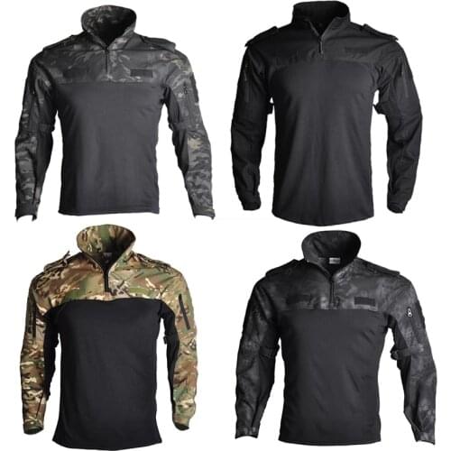 Tactical Shirts Camouflage Military US Army Uniform Clothes MenOutdoor Airsoft Combat Clothing
