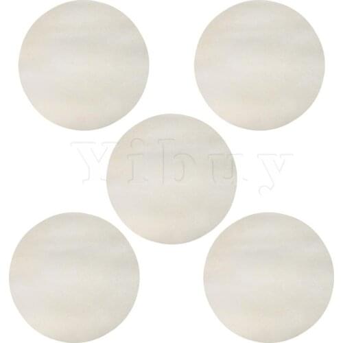 Yibuy 5x Drums Head Round for Bongo Drums 8" African Drum Beige