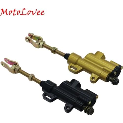 MotoLovee Motorcycle Rear Hydraulic Brake Master Cylinder Pump 50cc 70cc 110cc 125cc 150cc 250cc Thumpstar ATV Pit Pro Dirt Bike