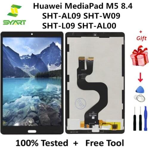 LCD Screen For Huawei MediaPad M5 8.4 ” SHT-AL09 SHT-W09 LCD Display Replacement +Touch Screen Glass Digitizer Plane Assembly