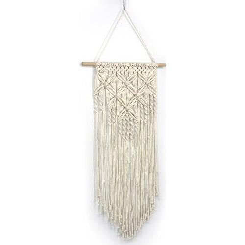 100cmx40cm Macrame Wall Hanging Woven Wall Art Macrame Cotton Hand made Tapestry - Boho Home Decor