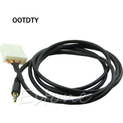 3.5mm Mini Jack AUX Audio Player Earphone Input Cable Adapter For Mazda 2 3 5 6