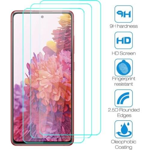 3PCS Tempered Glass for Samsung galaxy S20 FE 5G Sansung Sumsung S20 FE S20FE Screen Protector Film 9H Protective Glass