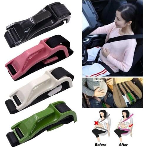 4Color Pregnant Car Seat Belt Adjuster Comfort Safety For Maternity Moms Belly Protect Unborn Baby Woman Driving Safe Belt