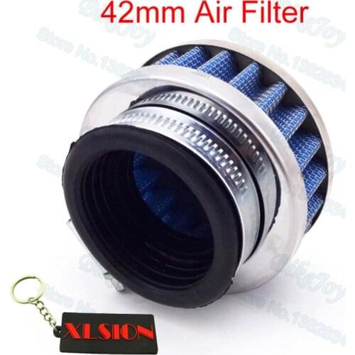 42mm Air Filter Blue For Pocket Dirt Pit Mini Bike ATV Quad Gas Scooter Motocross Motorcycle