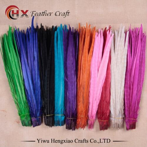 50pcs/lot Ringneck Pheasant Tail Feathers 40-45 cm / 16-18 inches pheasant feathers centerpieces wedding decorations 11 colors