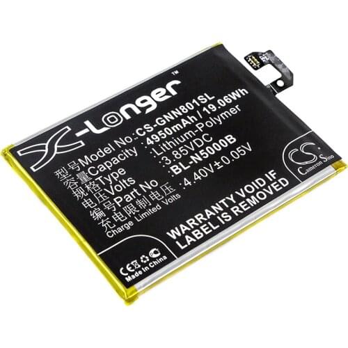 CS 4950mAh/19.06Wh battery for GIONEE GN8001,GN8001 TD-LTE,M5 Plus,Marathon M5 Plus,M5 Plus Dual SIM TD-L BL-N5000B