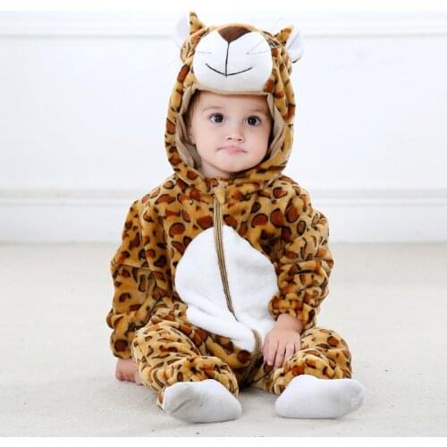 Infant Romper Baby Boys Girls Jumpsuit New born Bebe Clothing Hooded Toddler Baby Clothes Cute Panda Romper Baby Costumes