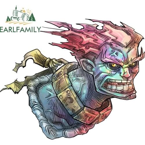 EARLFAMILY 13cm x 10.6cm for Aagry Blue Car Assessoires Stickers Windows Motorcycle Scratch-Proof Waterproof Creativite Graphics