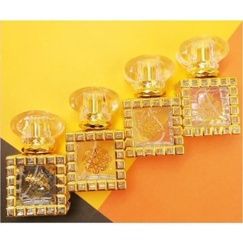 Elegant 40ML Hot Stamping Glass Square Spray Perfume Empty Bottle