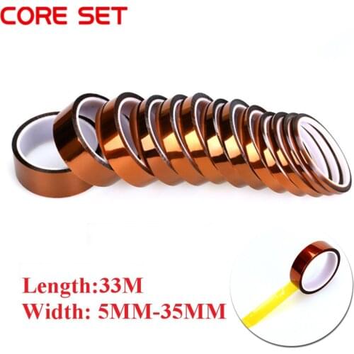 High Temperature Heat BGA Tape Thermal Insulation Tape Polyimide Adhesive Insulating adhesive Tape 3D printing Board protection